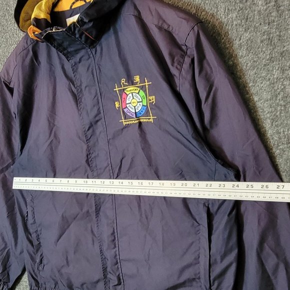 Cutter & Buck Jacket Mens Large Navy Blue Embroidered Full Zip Vented Golf - Picture 8 of 14